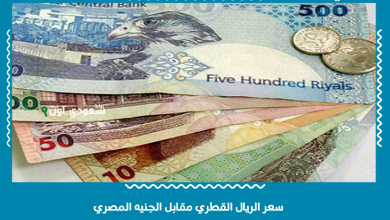 سعر الريال القطري مقابل الجنيه المصري